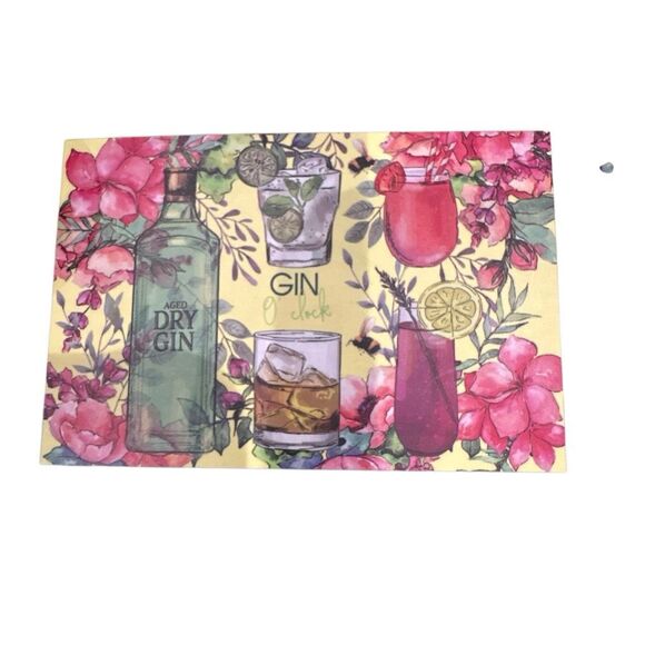 Gin Double Sided 1000 Piece Jigsaw Puzzle Poster w/ 4 Recipes 28" X 19" Complete - Picture 3 of 7